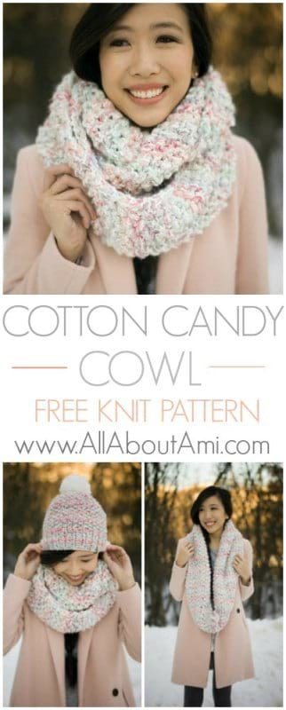 Cotton Candy Cowl