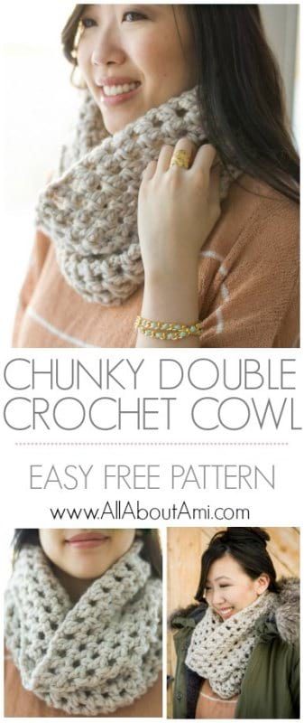 Chunky Double Crochet Cowl