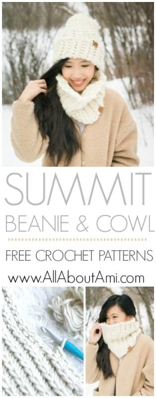 Summit Beanie & Cowl Crochet Patterns