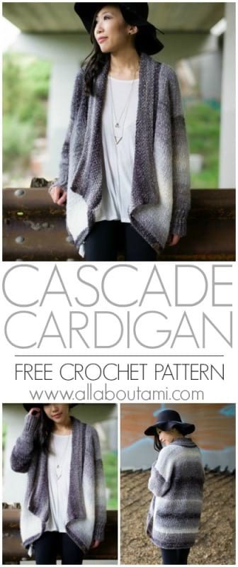 Cascade Cardigan Crochet Pattern