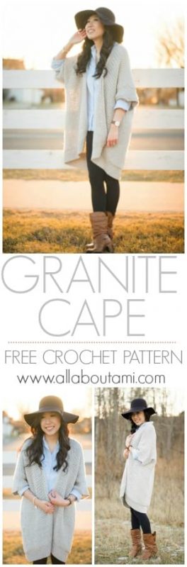 Granite Cape Crochet Pattern