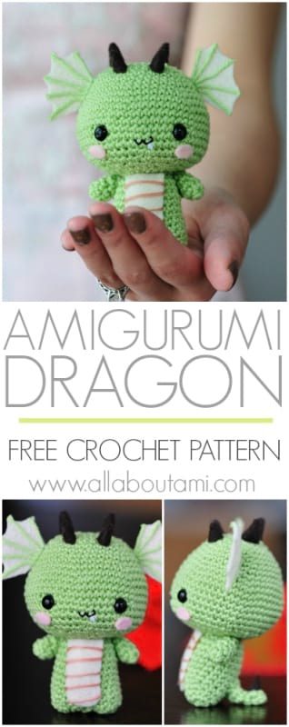 Amigurumi Dragon Crochet Pattern