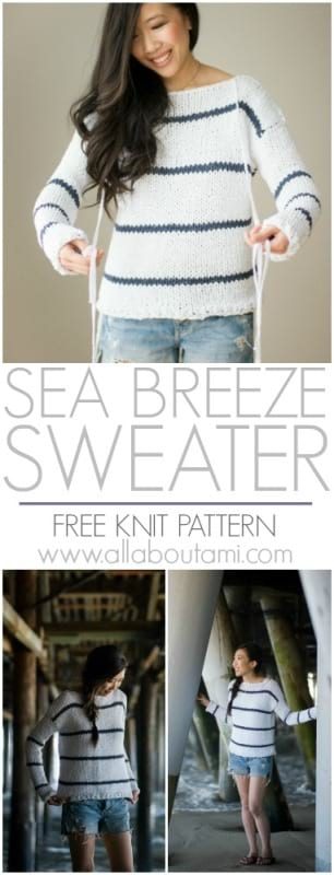 Sea Breeze Sweater Knit Pattern