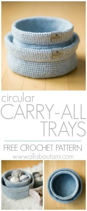 Circular Carry-All Tray