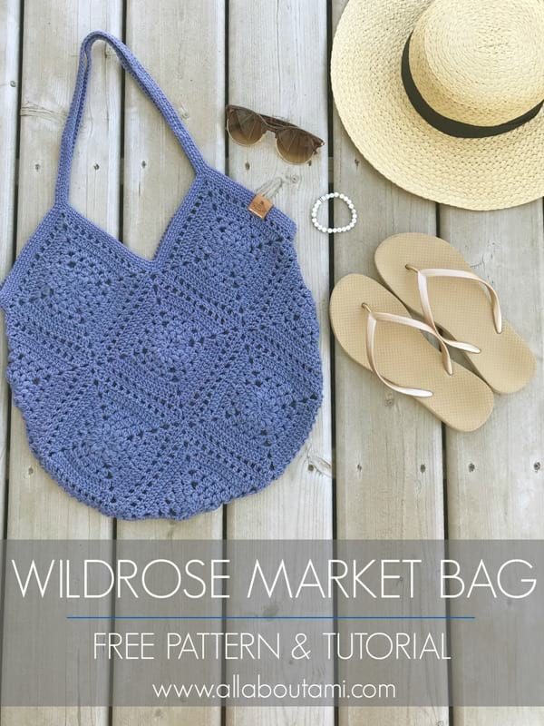 Pattern: Wildrose Market Bag - All About Ami