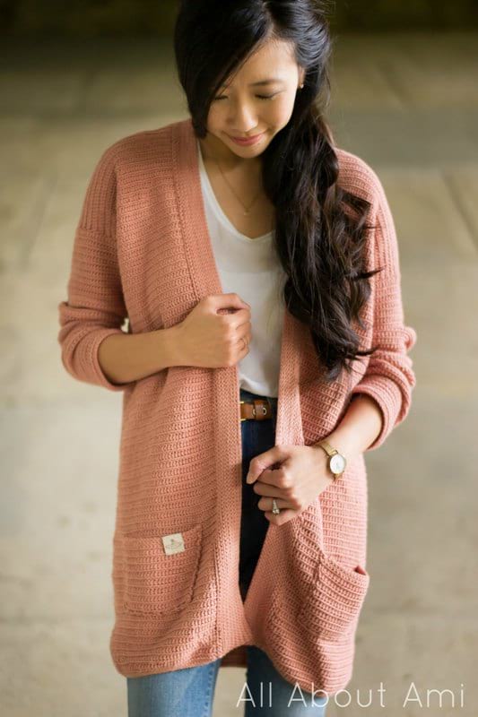 Pattern Rosewood Cardigan All About Ami
