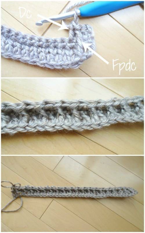 How to Crochet the Alpine Stitch