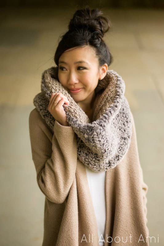 Crochet Luxe Faux Fur Cowl