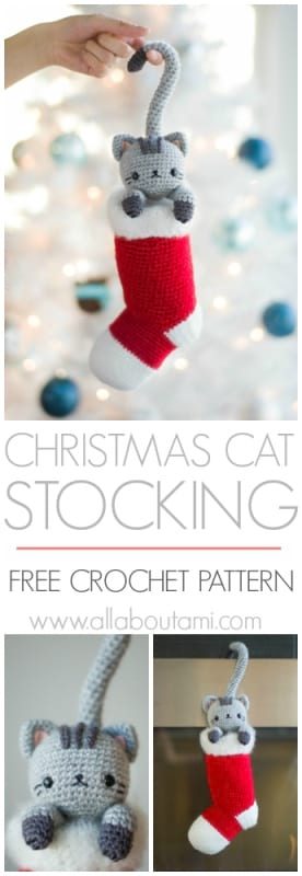 Chester the Christmas Cat Stocking