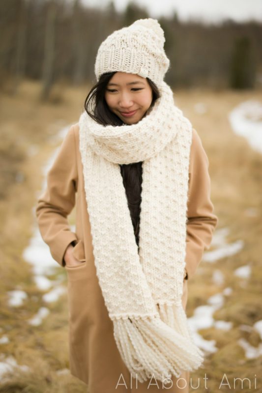 Chunky Dotty Beanie & Scarf