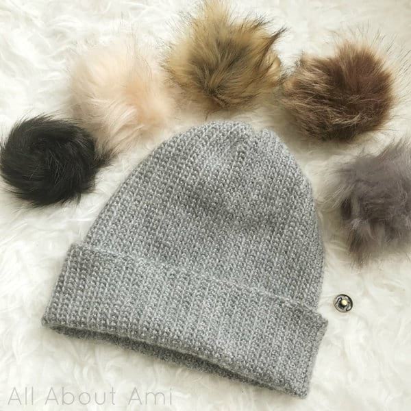 Fur Pom Pom Hats - heim-made