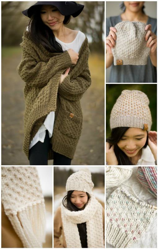 Chunky Dotty Scarf pattern by Stephanie Jessica Lau