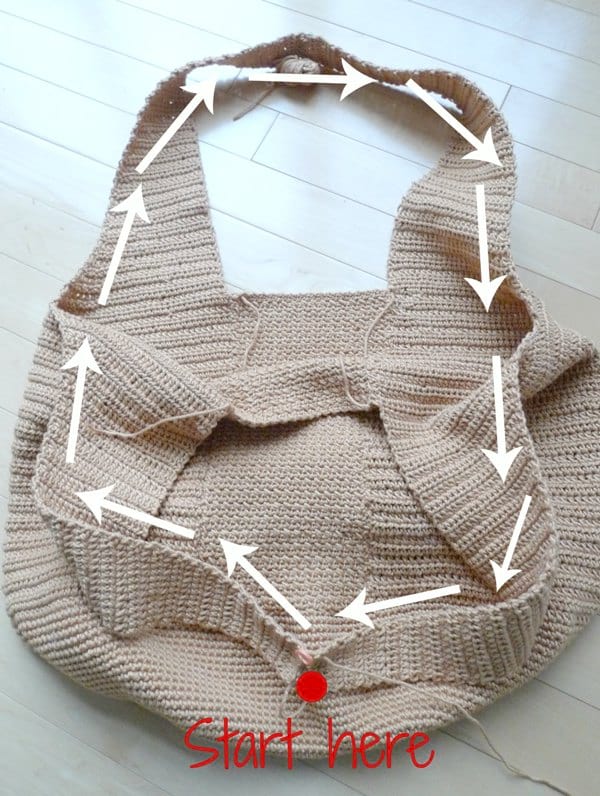 Camellia Tote Bag Crochet Pattern