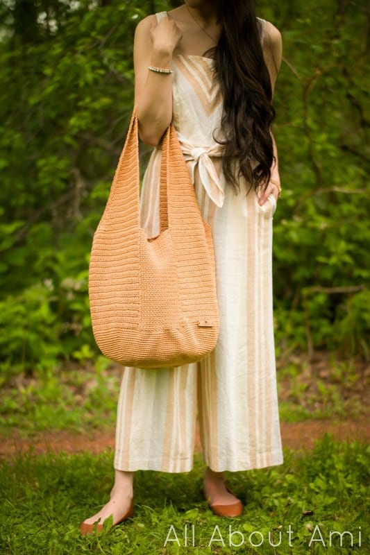 Camellia Tote Bag Crochet Pattern