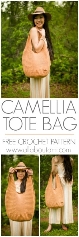 Camellia Tote Bag Crochet Pattern