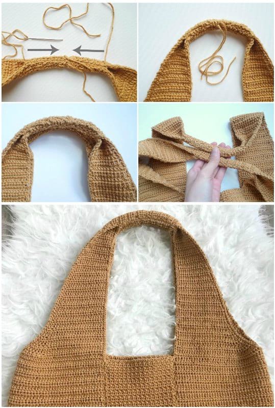 How to Crochet Purse Handles - All About Ami