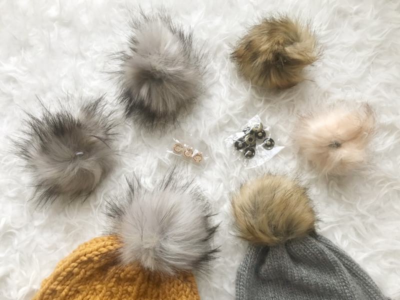 How to Easily Make Faux Fur Pom Poms for a Hat 