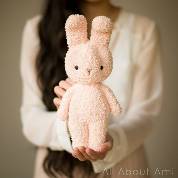 Pattern: Fleece Teddy and Bunny - All About Ami