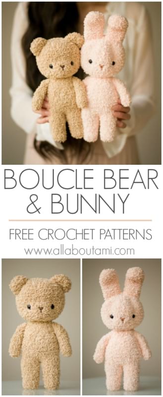 Boucle Bear and Bunny Crochet Patterns