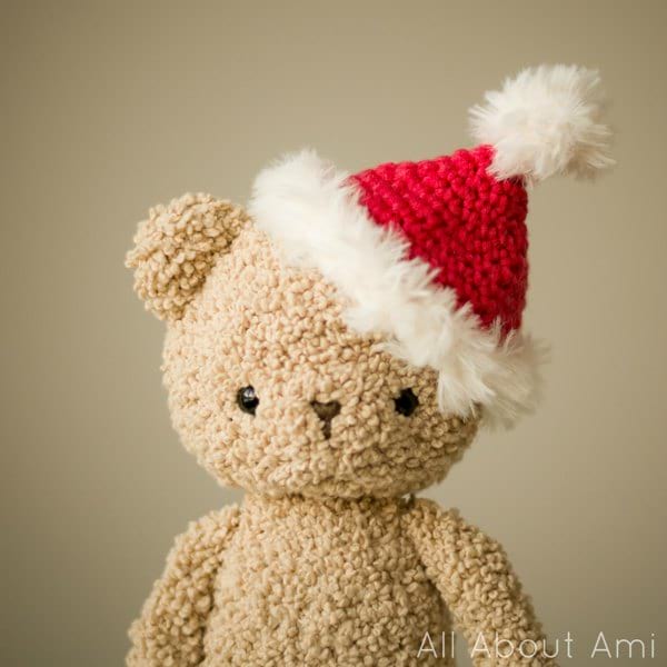 Boucle Bear Christmas Hat