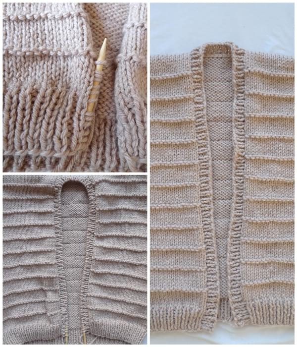 Ridgeline Cardigan Knit Pattern