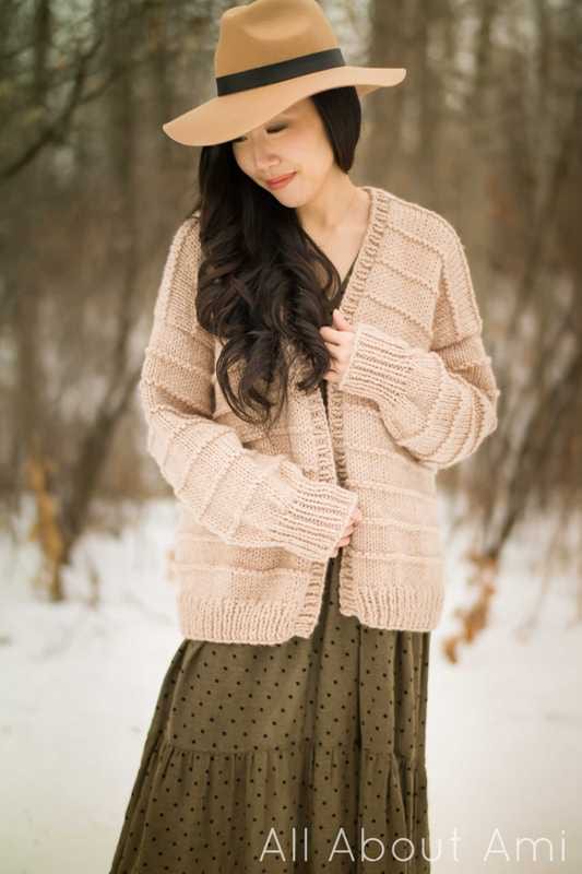 Ridgeline Cardigan Knit Pattern