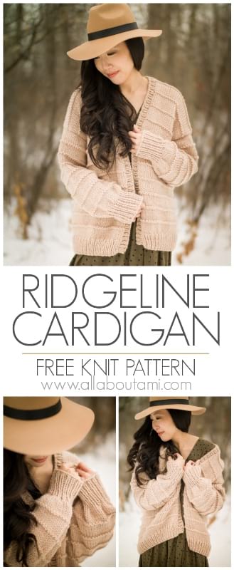 Ridgeline Cardigan Knit Pattern