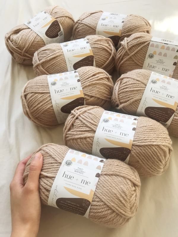 Hue + Me Yarn in "Desert"