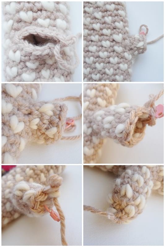 Bulky Crochet Thrummed Mittens Pattern