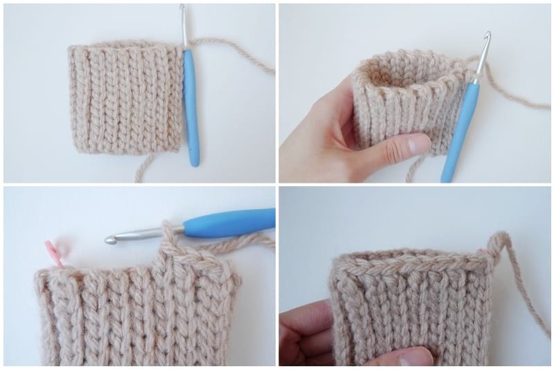 Bulky Crochet Thrummed Mittens Pattern