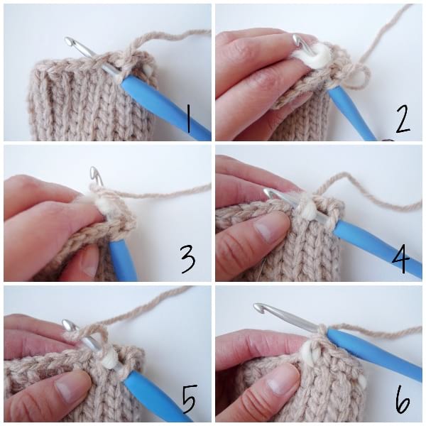 Bulky Crochet Thrummed Mittens Pattern