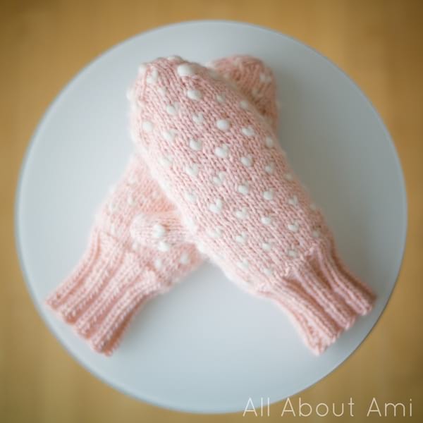 Knit Bulky Thrummed Mittens