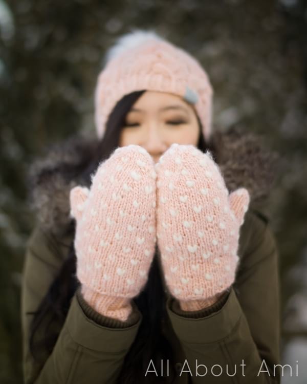 Knit Bulky Thrummed Mittens