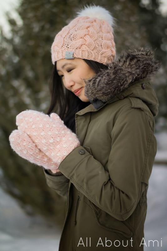 Knit Bulky Thrummed Mittens