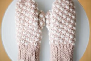 Bulky Crochet Thrummed Mittens Pattern