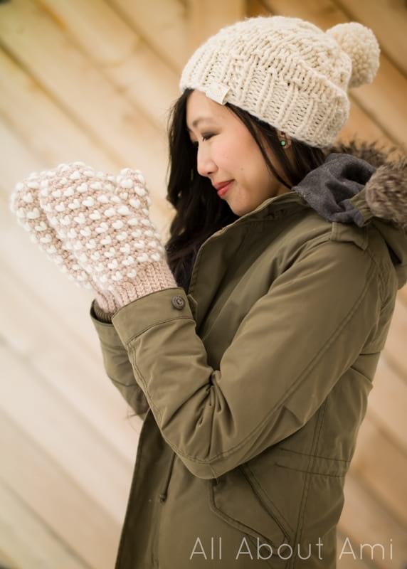 Bulky Crochet Thrummed Mittens Pattern