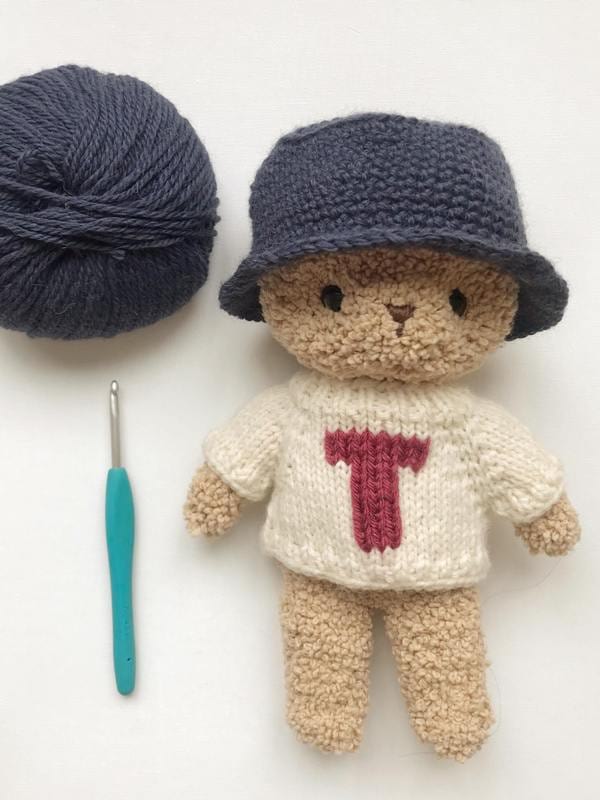 Bucket Hat for Teddy Boucle Bear