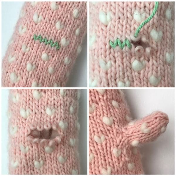 Knit Bulky Thrummed Mittens