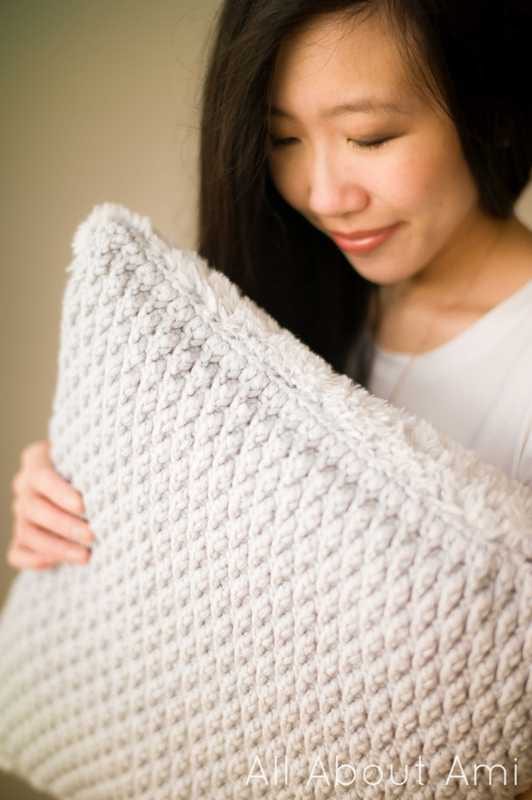 Luxe Faux Fur Cushion Crochet Pattern