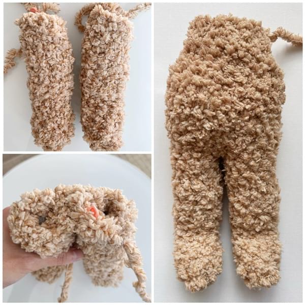 Fleece Teddy & Bunny Crochet Pattern