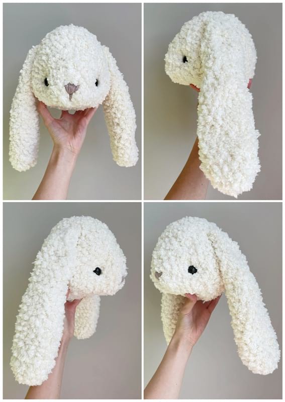 Fleece Teddy & Bunny Crochet Pattern