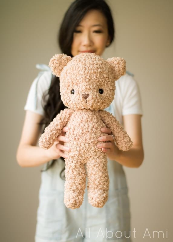 Pattern: Fleece Teddy and Bunny - All About Ami