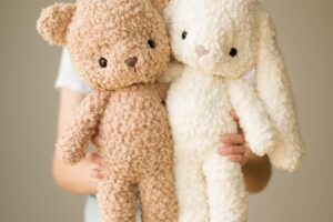 Fleece Teddy & Bunny Crochet Pattern