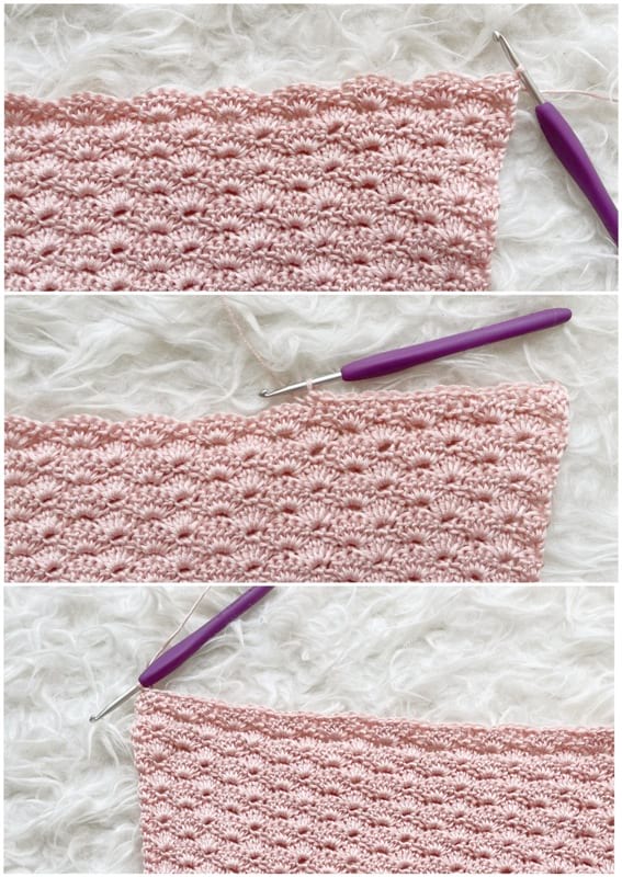 Dainty Shells Crochet Baby Blanket