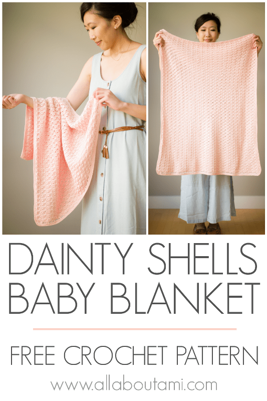 Dainty Shells Crochet Baby Blanket