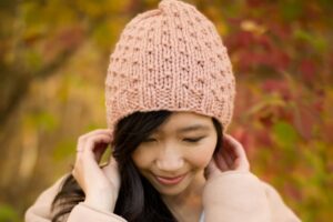 Bulky Dotty Beanie Knit Pattern