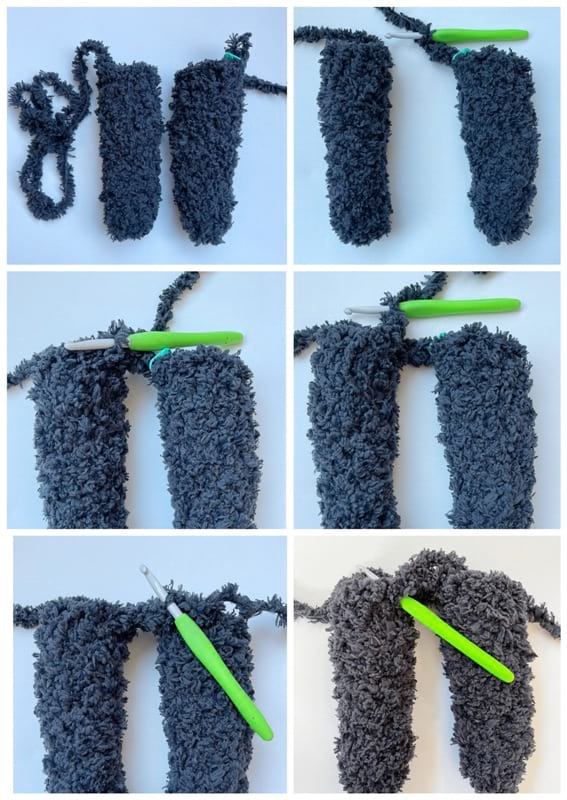 Fleece Panda Crochet Pattern