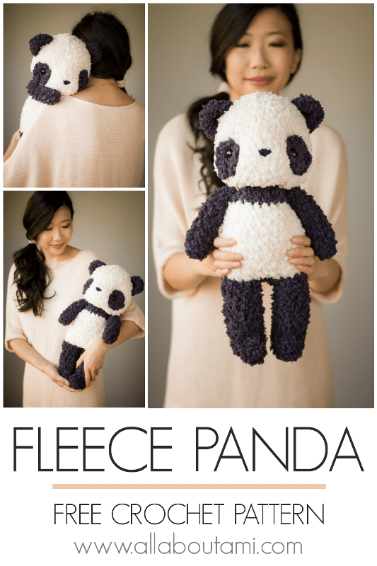 Fleece Panda Crochet Pattern