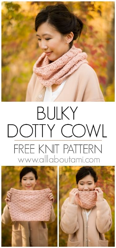 Bulky Dotty Cowl Version 1