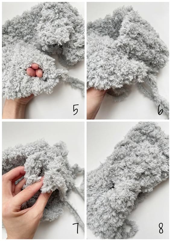 Fleece Sherpa Twist Headband Crochet Pattern